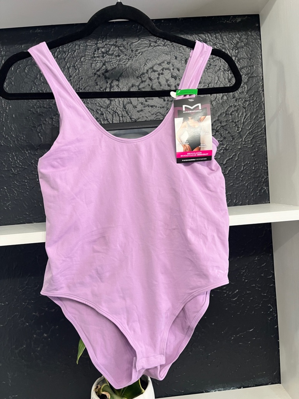 Maidenform Lilac Seamless Smoothing Bodysuit